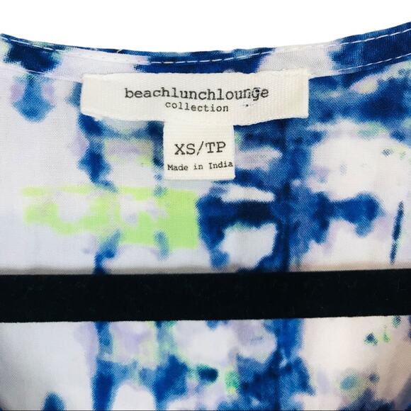 Beach Lunch Lounge Lou Lou Blue Tie Dye Dress - Picture 10 of 12